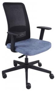 GRO-Nico BS Black ergonomikus forgószék deréktámasszal
