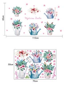 Falmatrica "Virágok vázában" 65x112cm