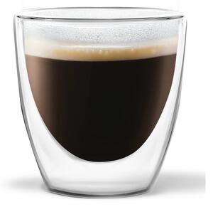 Ronny Espresso 2 db duplafalú pohár, 80 ml - Vialli Design
