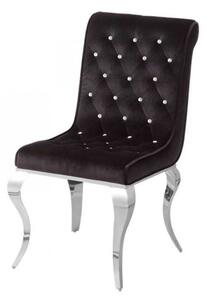 Romio szék ezüst-fekete