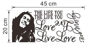 Falmatrica "Szerelmi élet - Bob Marley" 30x70cm