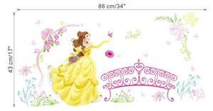 Falmatrica "Belle hercegnő" 43x86cm