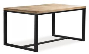 Loras A Asztal 150cm Tölgy Fekete