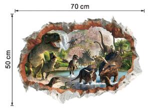 Falmatrica "Dinoszauruszok" 70x50cm
