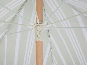 Fehér és zöld napernyő ⌀ 150 cm MONDELLO
