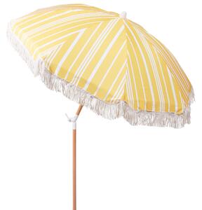Fehér és sárga napernyő ⌀ 150 cm MONDELLO