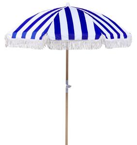 Fehér és kék napernyő ⌀ 150 cm MONDELLO