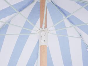 Fehér és kék napernyő ⌀ 150 cm MONDELLO