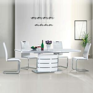 Fano Fehér Étkezőasztal Bővíthető 120-180cm