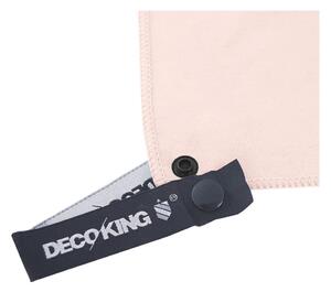 EKEA rózsaszín gyorsan száradó törölköző és hagyományos törölköző szett, 70 x 140 cm + 30 x 50 cm - DecoKing