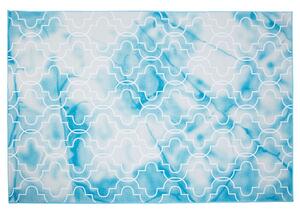 Fehér és kék szőnyeg 140 x 200 cm ELAZIG