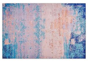 Dekoratív Kék Absztrakt Mintájú Szőnyeg 160 x 230 cm INEGOL