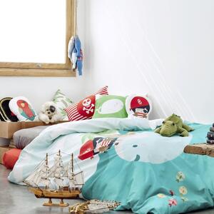 Pirata gyermek ágyneműhuzat garnitúra tiszta pamutból, 140 x 200 cm - Happynois
