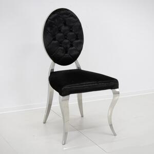 Leillia szék ezüst-fekete