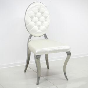 Leillia szék ezüst-fehér