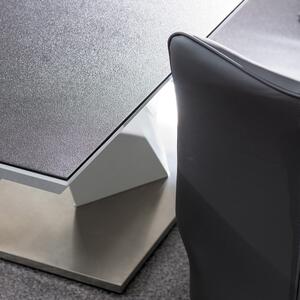 Alaras II bővíthető asztal fekete-fehér 140-200cm