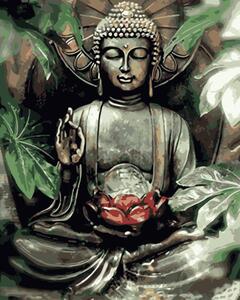 PIPPER | Festés számok szerint kép kerettel "Buddha" 40x50 cm