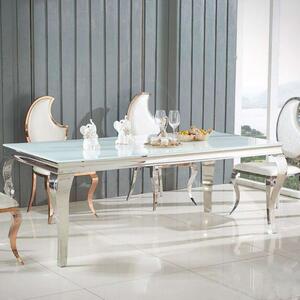 Lazzia étkezőasztal fehér 200x100x75 cm