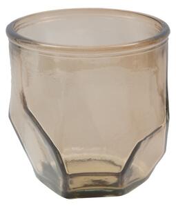 Ambra füstszürke újrahasznosított üveg gyertyatartó, ⌀ 9 cm - Mauro Ferretti