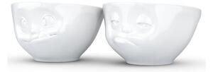 Fehér porcelán 'huncut' edény szett, 2 darab, 200 ml - 58products