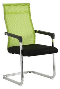 Konferencia szék, zöld/fekete, RIMALA NEW