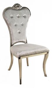 Liliana ezüst kárpitozott szék