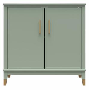 Zöld szekrény 86x85x41 cm Westerleigh – CosmoLiving by Cosmopolitan