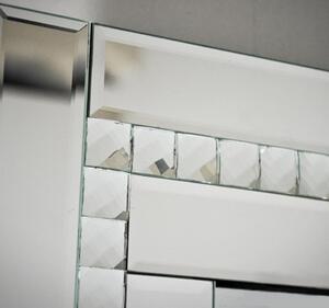 Elissa fali tükör kristállyal 90x150 cm