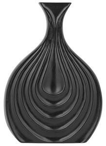 Kőcserép Dekor váza 25 Fekete THAPSUS