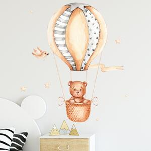 Falmatrica "Hőlégballon macskával" 50x70cm