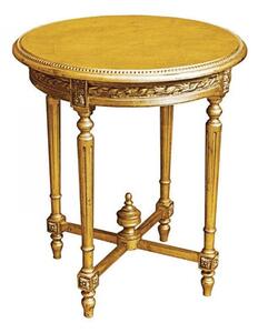Lucile antikolt arany barokk asztal 65x65x75 cm