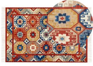 Színes kilim gyapjúszőnyeg 200 x 300 cm LUSARAT