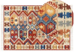 Színes kilim gyapjúszőnyeg 200 x 300 cm VANASHEN