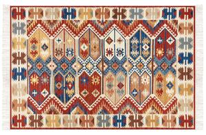 Színes kilim gyapjúszőnyeg 200 x 300 cm VANASHEN