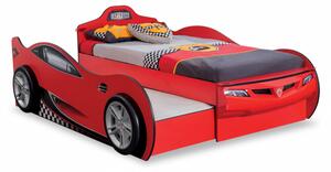 Cilek Racecup Autóságy Piros Pótággyal (90x190 - 90x180 Cm)