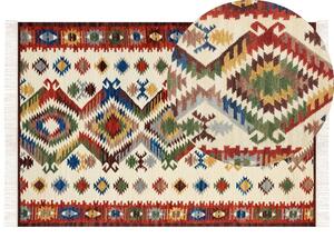Színes kilim gyapjúszőnyeg 160 x 230 cm AREVIK