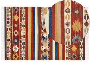 Színes kilim gyapjúszőnyeg 200 x 300 cm JRARAT