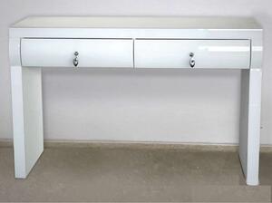 15JS0065 Aisha fiókos fésülködőasztal fehér 100x42x80cm