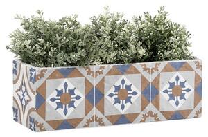 Mediterrán mozaikos virágláda