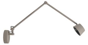 Fali Lámpa ANTIDARK, Direction, dimmable, Szürke, Nappali, Fém, Modern