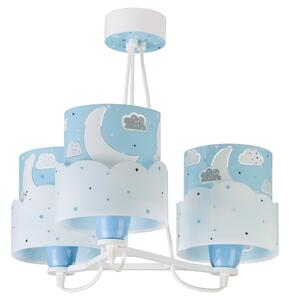 Dalber Dalber 61237T - Gyerek csillár MOON 3xE27/60W/230V PI401