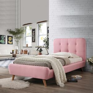 Tiffany rózsaszín ágykeret 90cm