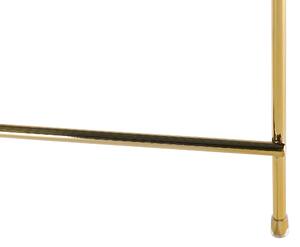 Aranybarna Üveg És Arany Színű Kerek Kisasztal ⌀ 40 cm LUCEA