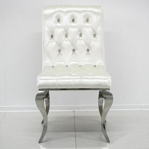 Romio szék ezüst-fehér