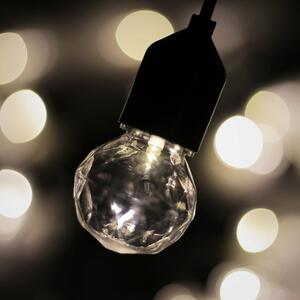 Indrustrial Bulb LED fényfüzér, 10 izzós, hosszúság 8 m - DecoKing