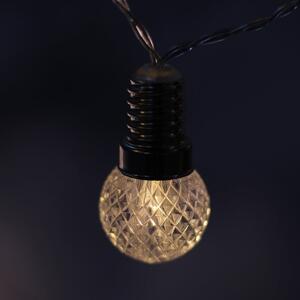 Bulb gyöngysor alakú LED fényfüzér, 20 izzós, 2,4 m - DecoKing