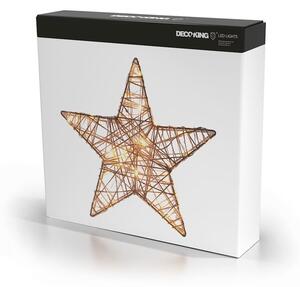 Star LED dekorációs csillag, magasság 26 cm - DecoKing