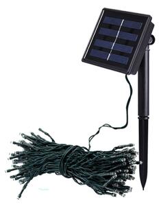 100 LED-es napelemes kerti fényfüzér