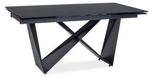 Cavalli I bővíthető étkezőasztal fekete 160-240x90cm