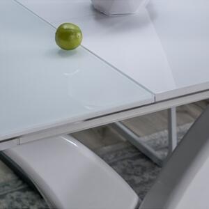 Faro bővíthető étkezőasztal fehér 120-160x80cm